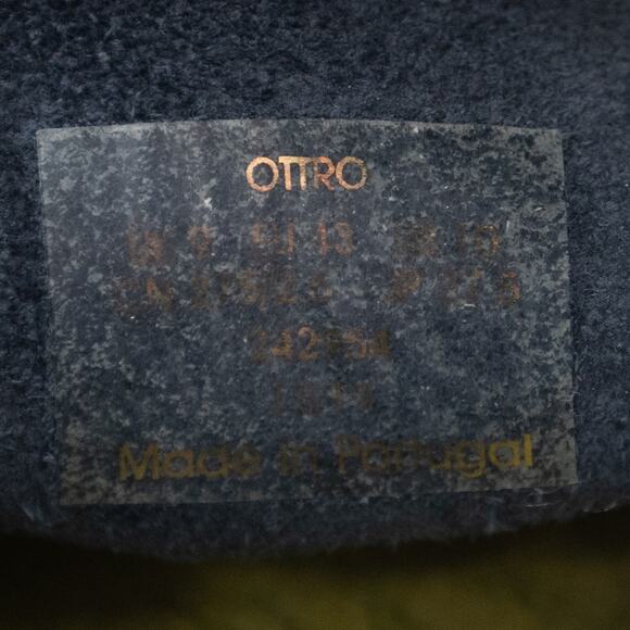 Ted Baker Ottro Blue Pebbled Leather Driver Loafers Shoes Size 10 - Picture 8 of 11